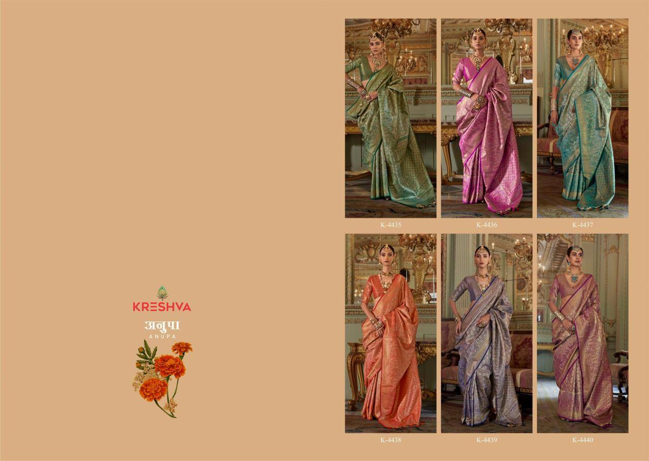 Kreshva anupa sarees wholesale distributors in India